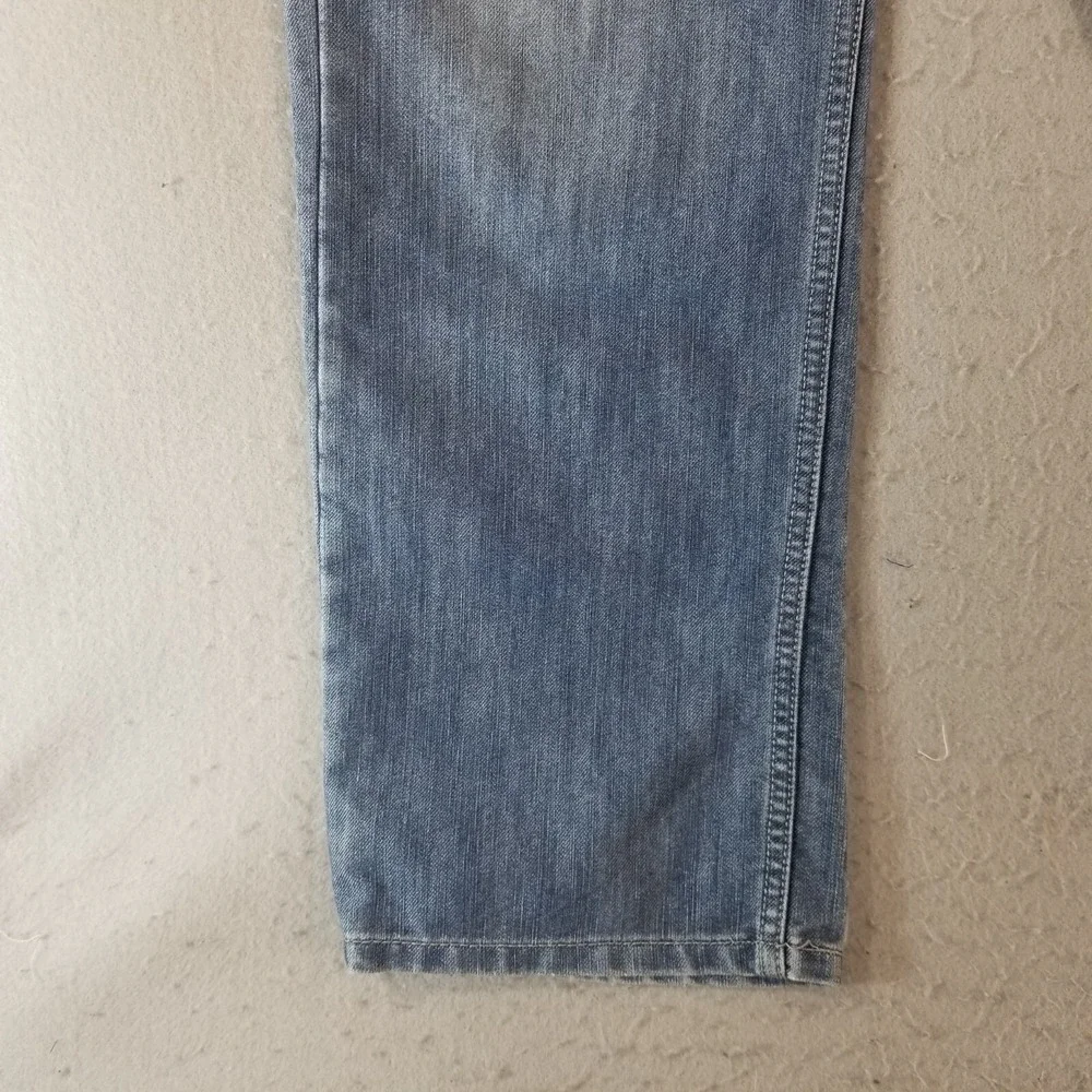 Levi's 514 jeans men's 34x30 regular fit straight blue denim pants retro